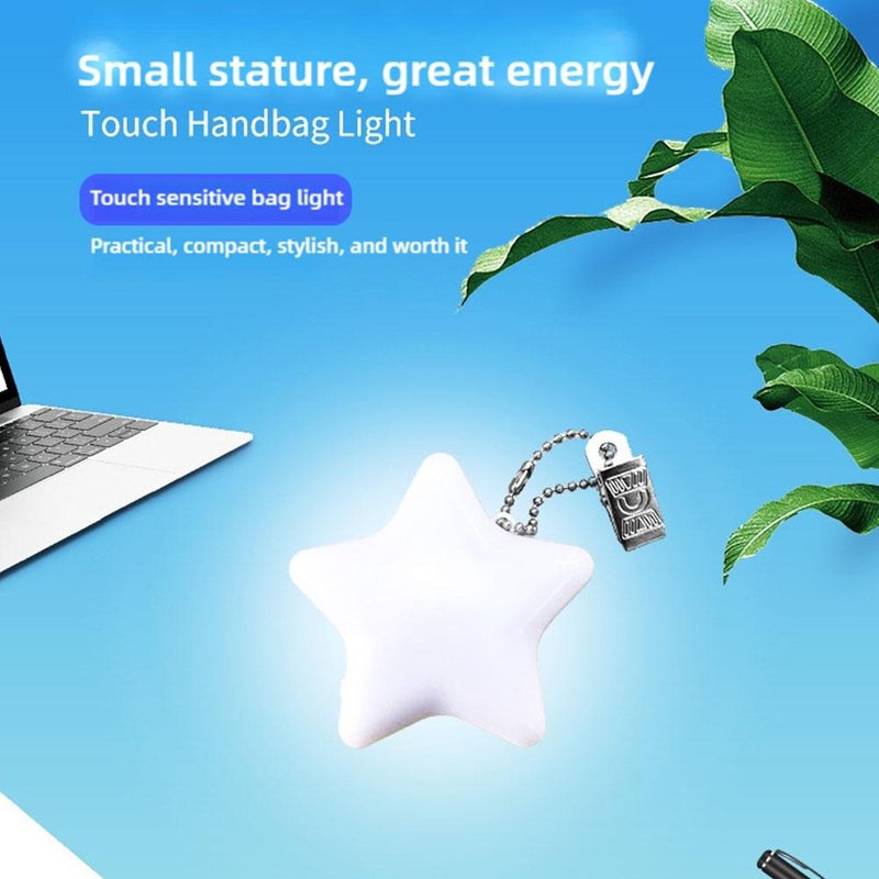 Purse Light Handbag Light, Five-Pointed Star Bag Lights Touch Sensor Lights Best Gifts for Women Girls Valentines Day - Image 3